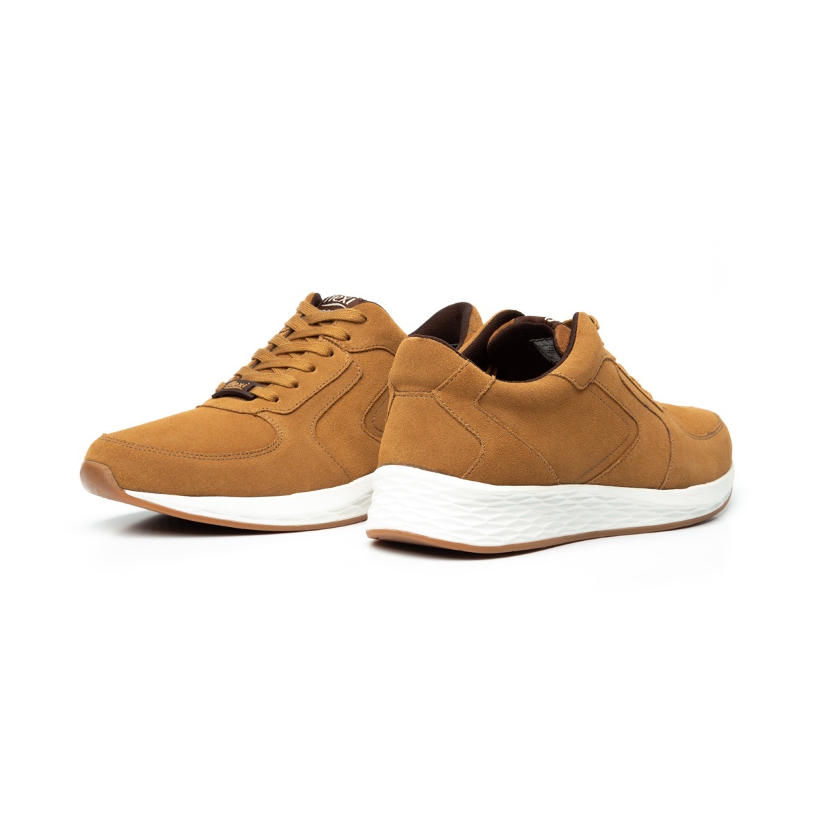 Sneaker Universitario Flexi De Gamuza Para Hombre - Estilo 97406 Mostaza