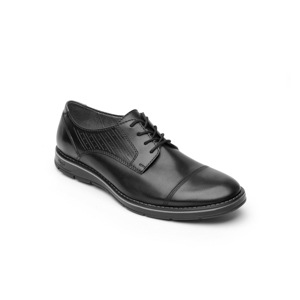 Zapato Casual Para Salir Flexi Con Puntera Decorada A Láser Para Hombre - Estilo 98405 Negro Zapato Casual Para Salir Flexi Con Puntera Decorada A Láser Para Hombre - Estilo 98405 Negro